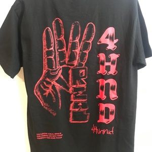 YG “4HUNNID” Members Only T-shirt